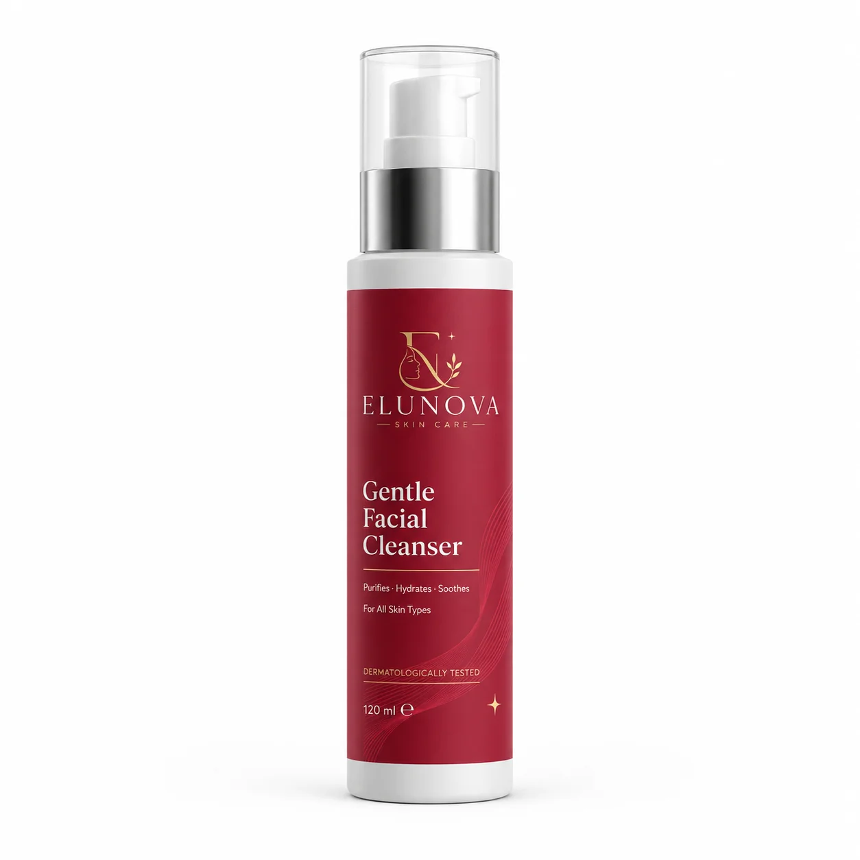 Elunova Gentle Facial Cleanser For All Skin Types (120ml)