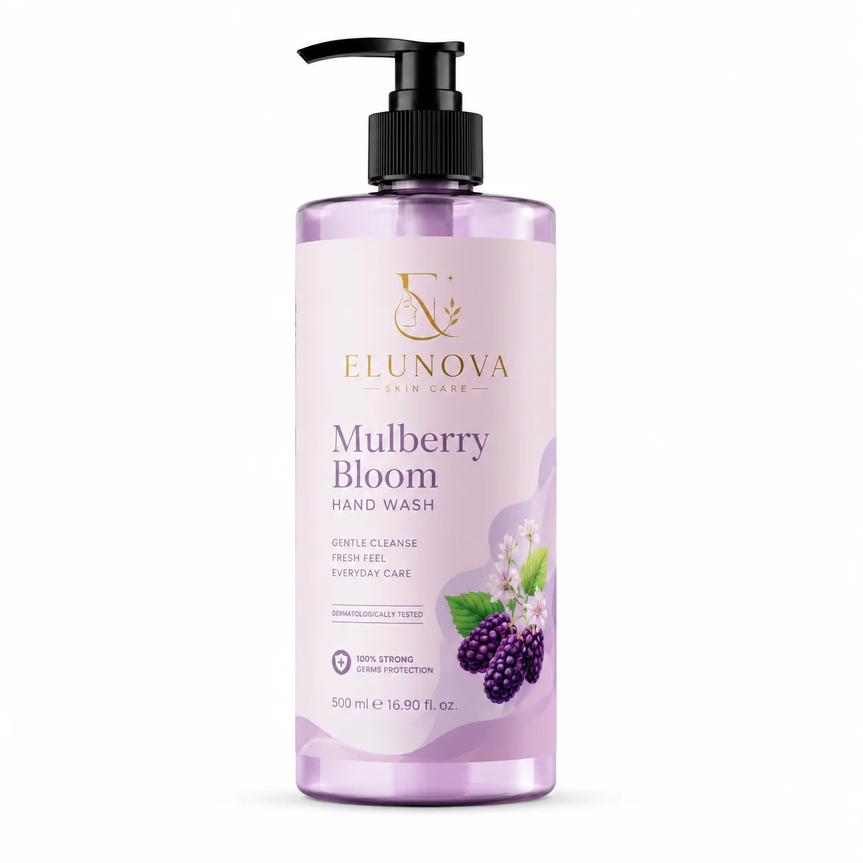 Elunova Mulberry Bloom Hand Wash (500ml)