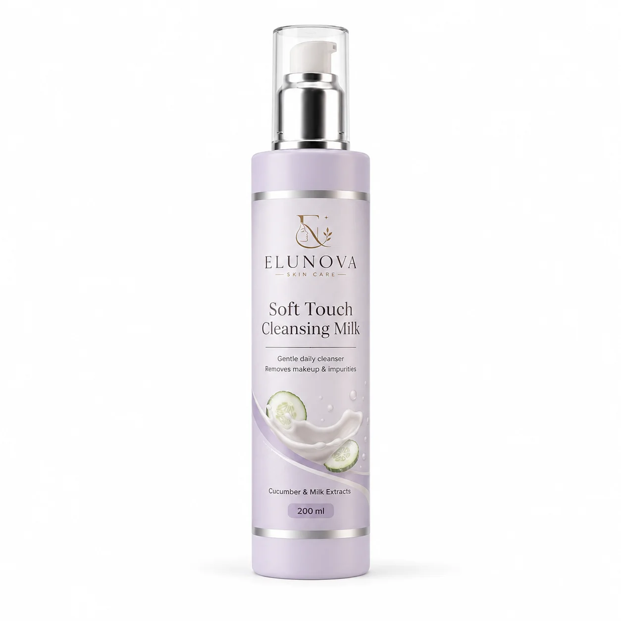Elunova Soft Touch Cleansing Milk For Gentle Hydrating (200ml)